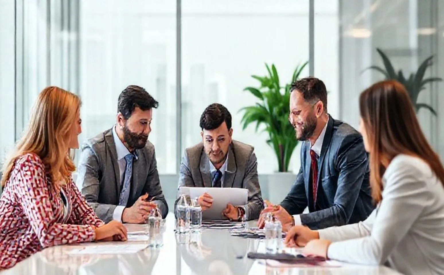 Business turnaround strategy meeting